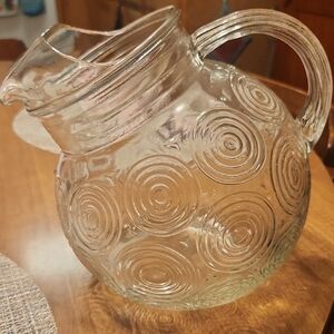 Anchor Hocking Clear Glass Pitcher